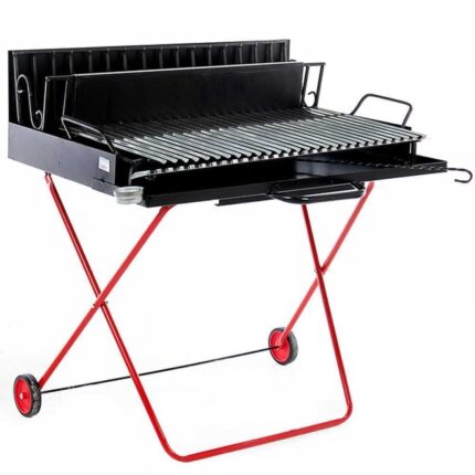 Pegoraro Angelo 323 Maxi – Holzgrill mit Grillrost – zusammenklappbar und tragbar