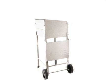 Mille Achille Small – Handgefertigter Holzkohlegrill aus Edelstahl – 47,5x37cm – image 2