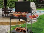 Famur BK 8 Elite – Grill 2 in 1 zum Grillen mit Holz oder Kohle – image 2
