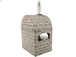 AgriEuro Pulcinella Stone – Holzbackofen für den Außenbereich – grau – 80x60 – 4 Pizzen – image 4
