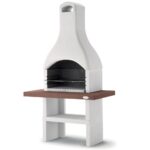 Palazzetti Oslo 2 – Grillkamin aus Beton – Grillrost 68x40 cm