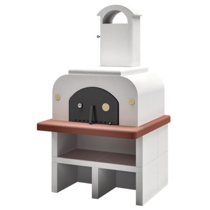 Palazzetti Easy Medium mit Unterbau – Holzbackofen Pizzaofen – Innenraum 77x65 cm
