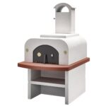 Pizzaofen Palazzetti Easy Large mit Unterbau – Holzbackofen – Innenraum 77x96 cm