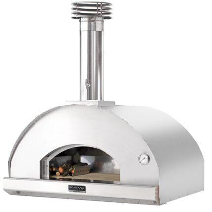 Holzbackofen Fontana Mangiafuoco – Edelstahl