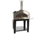 Rossofuoco Nonna Luisa – Holzbackofen für den Außenbereich mit Wagen – schwarz – image 2