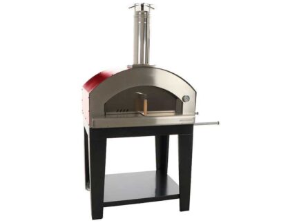 Rossofuoco Campagnolo – Holzbackofen für den Außenbereich mit Wagen – rot – image 2