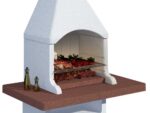 Linea VZ Portorotondo – Grillkamin – für Holz und Holzkohle – image 2