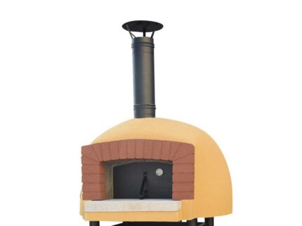 Linea VZ Etna – Holzbackofen für den Aussenbereich – mit Ø 85 cm Kochfläche – 3 Pizzen – image 2