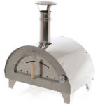 AgriEuro Premium Line Quattro Stagioni Holzbackofen aus Edelstahl – für 1 Pizza