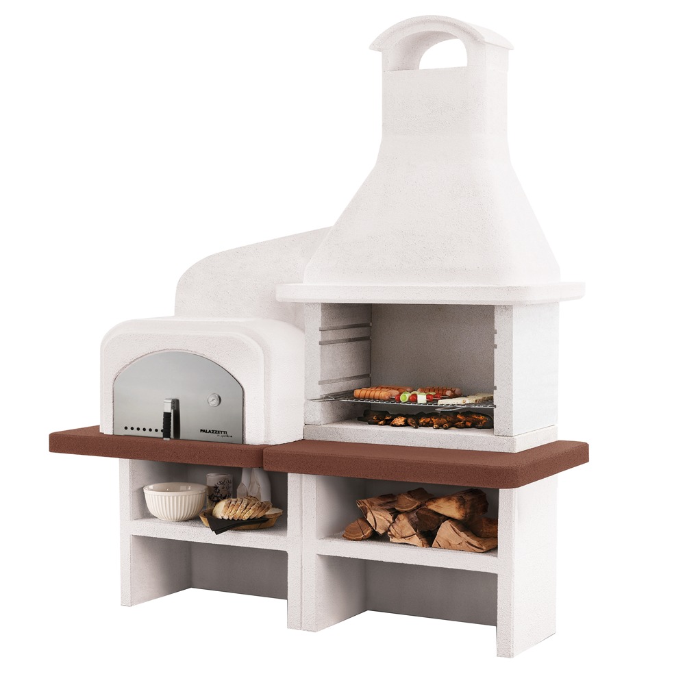 Palazzetti Grado 2 – Grillkamin mit Pizzaofen Palazzetti Grado 2 – Grillkamin mit Pizzaofen