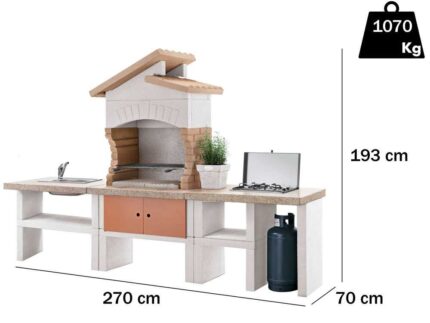 Palazzetti Cordoba 2 – Gemauerte Outdoor-Küche – image 2