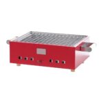 AgriEuro Holzkohle-Tischgrill Dalmazio – Rot