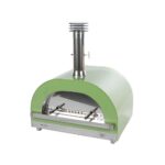 Clementi Gold – Holzbackofen für Pizza – Backfläche 80 x 60 – 4 Pizzen – Grün