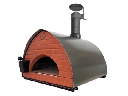 Pizza Party Bollore Pietra – Hybrid-Pizzaofen 2-in-1 Gas/Holz – Backraum 60 x 60 cm – Backboden aus Schamottsteinen – image 2
