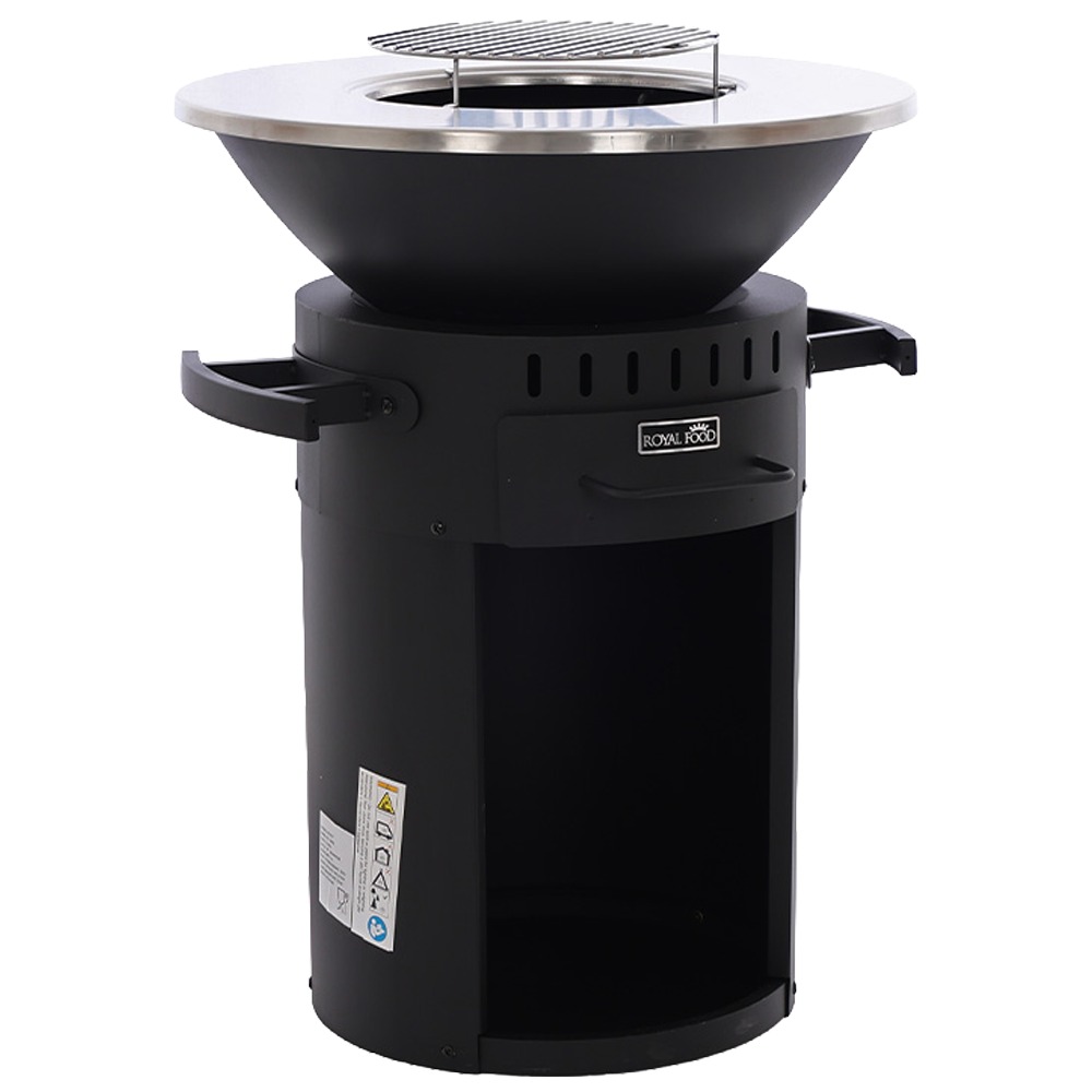 Royal Food FOL-3400 – Holz- und Holzkohlegrill mit Grillplatte und Grillrost aus Edelstahl Royal Food FOL-3400 – Holz- und Holzkohlegrill mit Grillplatte und Grillrost aus Edelstahl