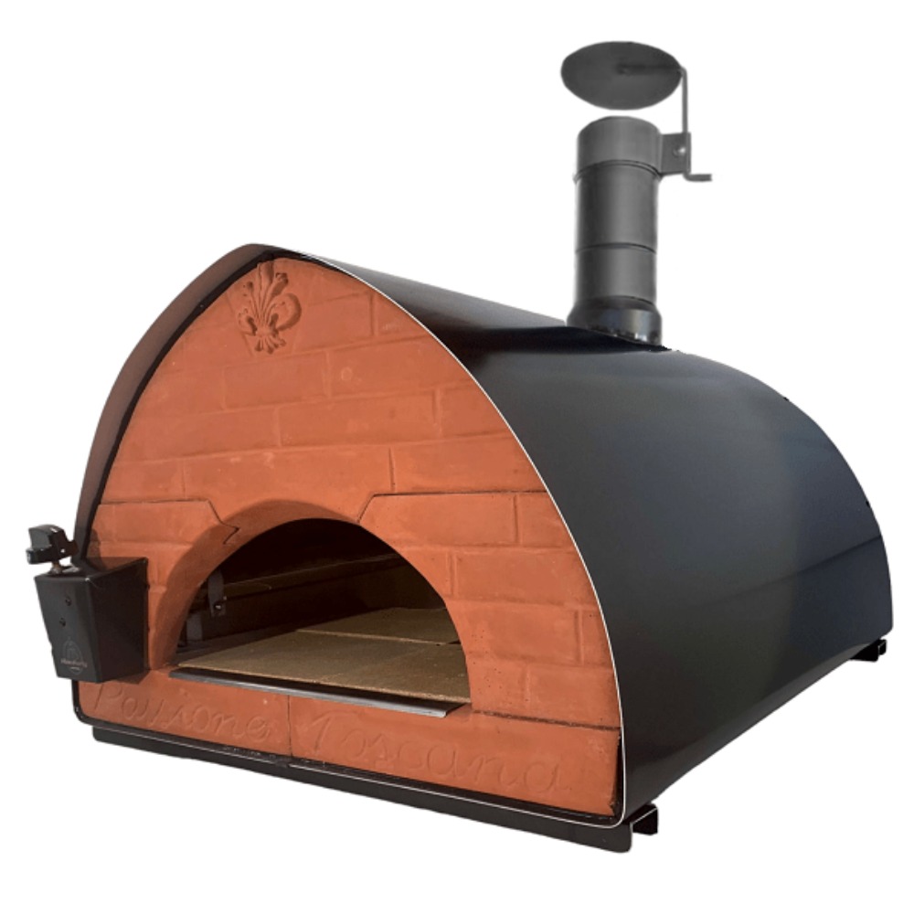Pizza Party Passione – Hybrid-Pizzaofen 2-in-1 Gas/Holz – Backraum 80 x 60 cm – Backboden aus Biscotto Pizza Party Passione – Hybrid-Pizzaofen 2-in-1 Gas/Holz – Backraum 80 x 60 cm – Backboden aus Biscotto