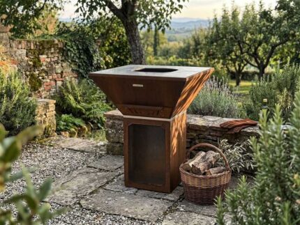 AgriEuro Colorado – Holzgrill aus Cortenstahl – image 2