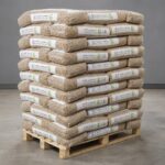 wohl und warm Holzpellets, 6 mm, Sackware – Palette 990 kg