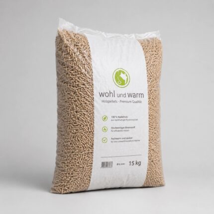 wohl und warm Holzpellets, 6 mm, Sackware – Palette 990 kg – image 2