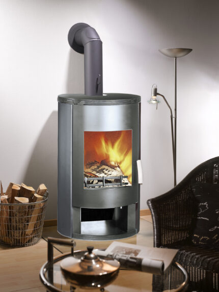 Wamsler Rona RF Dauerbrandofen 8 kW – Stahl Gussgrau – image 2