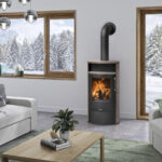 Justus Island 7 2.0 Dauerbrandofen 7 kW – Stahl Schwarz – image 2