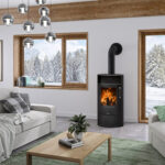 Justus Island 7 2.0 Dauerbrandofen 7 kW – Stahl Schwarz – image 9