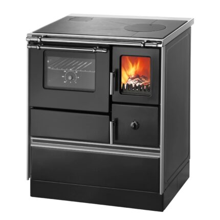 Wamsler Westminster K 176 F/A 70 Küchenherd 5 kW – Schwarz, Backfach links