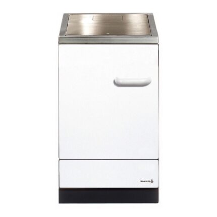 Wamsler K 155 C Beistellherd 5 kW – Weiß, Glaskeramik