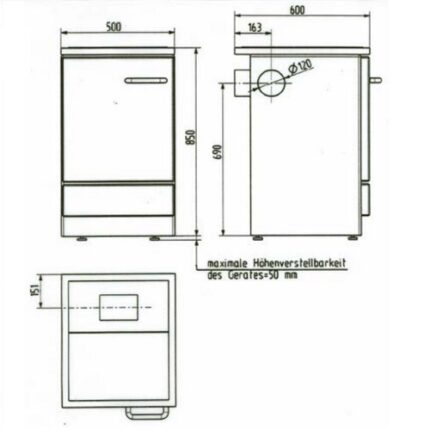 Wamsler K 155 C Beistellherd 5 kW – Weiß, Glaskeramik – image 2