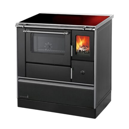 Wamsler Westminster K 176 F/A 90 Küchenherd 5 kW – Glaskeramik Schwarz, Backfach links