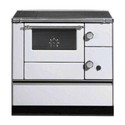 Wamsler Westminster K76-90 Küchenherd 7,3 kW – Weiß, Backfach links, Stahlplatte
