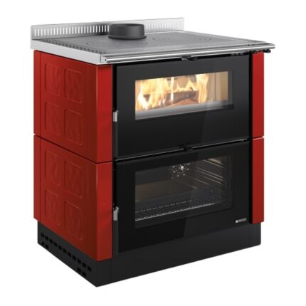La Nordica Verona XXL.16 Holzherd 7,1 kW – Majolika Rot