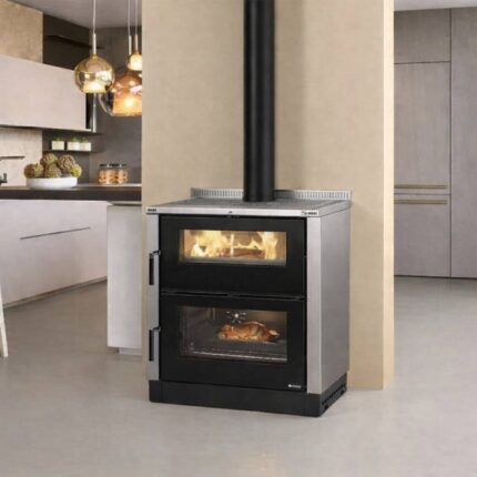 La Nordica Verona XXL.16 Holzherd 7,1 kW – Edelstahl – image 2