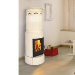Domofire Stockholm Kachelofen 9 kW – Keramik Weiß