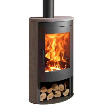 Panadero Oval 3 Kaminofen 8,7 kW – Speckstein – image 2