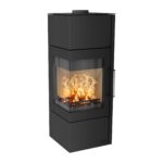 Fireplace Royal Kaminofen 6 kW – Stahl Schwarz, mit Wärmespeicherfach