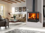 Panadero Onix Wall Kaminofen 7,8 kW – Stahl Schwarz – image 2