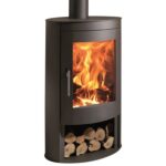 Panadero Oval Kaminofen 8,7 kW – Stahl Schwarz Matt
