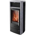 Fireplace Torino Kaminofen 6 kW – Speckstein