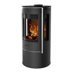 Fireplace Amarant Kaminofen 5 kW – Stahl Schwarz