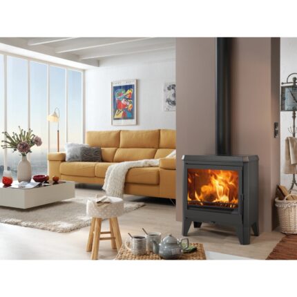 Panadero Chambery Kaminofen Stahl Schwarz 7,4 kW – image 2