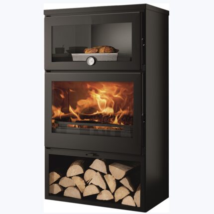 Panadero Oven Kaminofen Stahl Schwarz 7,4 kW – image 2