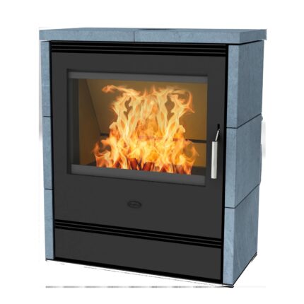 Fireplace Rönky Kaminofen Speckstein Schwarz 7,5 kW