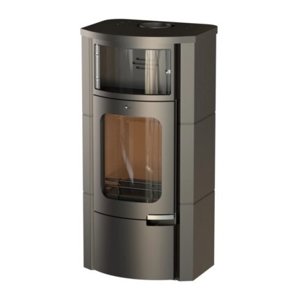 Thermia Prestige Kaminofen Naturstein Schwarz 7 kW