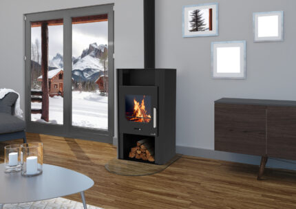 Wamsler Cube Kaminofen Stahl Schwarz 6 kW – image 2