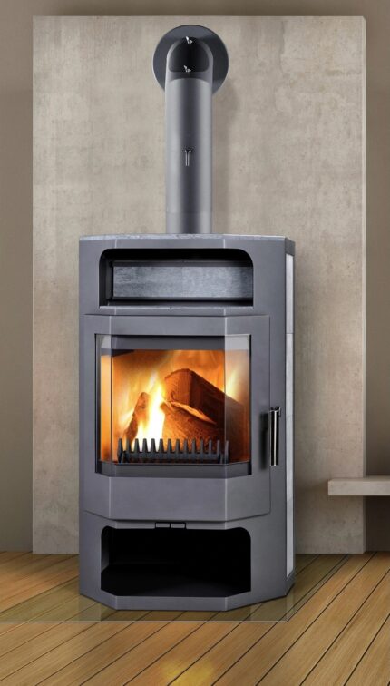 Thorma Frankfurt Kaminofen Stahl Schwarz 7,5 kW – image 2