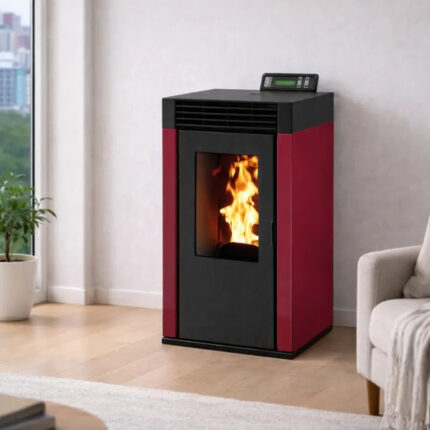 Interstoves Pelletofen Marina 8 Bordeaux 7,4 kW – image 2
