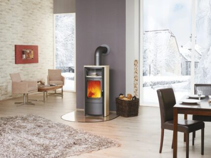 Hark Dauerbrand Kaminofen Opera-B Creme 7 kW mit Automatik – image 2