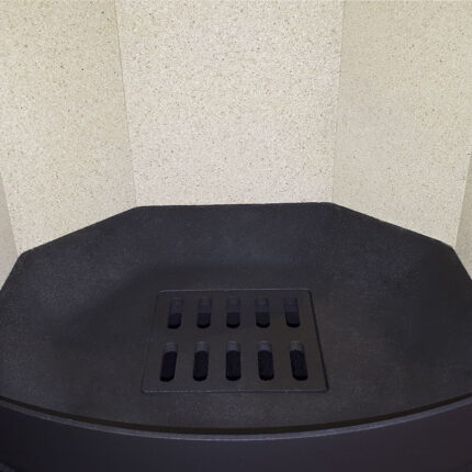 Justus Baltrum 5 D 2.0 Dauerbrandofen 5,5 kW – Sandstein, Korpus Stahl Schwarz, mit Luftautomatik – image 2