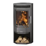 Justus Usedom 5 D Dauerbrandofen 5,5 kW – Stahl Gussgrau, mit Luftautomatik